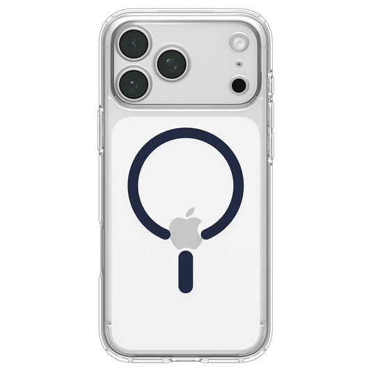MagSafe puzdro pre Apple iPhone 18 Pro / 17 Pro, Spigen, Ultra Hybrid, Transparentná Tmavomodrá ACS12158