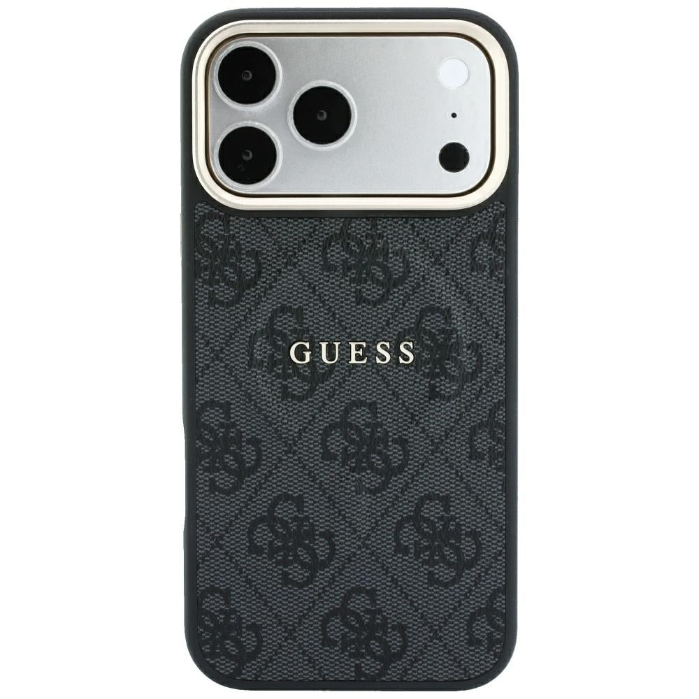 MagSafe puzdro pre Apple iPhone 18 Pro Max / 17 Pro Max, Guess, 4G Embossed Classic, Čierna
