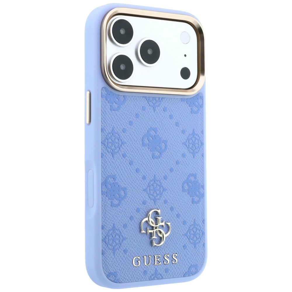 MagSafe puzdro pre Apple iPhone 18 Pro Max / 17 Pro Max, Guess, Peony 4G Small Logo, Bleu