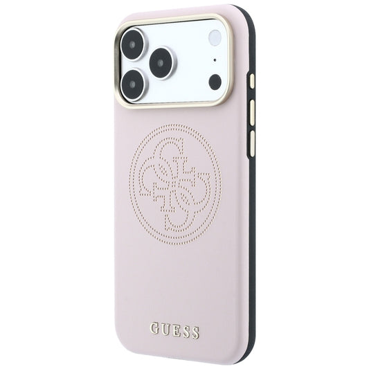 MagSafe puzdro pre Apple iPhone 18 Pro Max / 17 Pro Max, Guess, Perforované 4G, Ružové