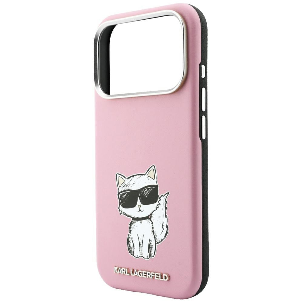 MagSafe puzdro pre Apple iPhone 18 Pro Max / 17 Pro Max, Karl Lagerfeld, Choupette Sketch, Ružová