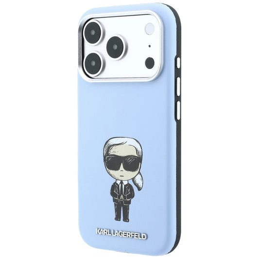 MagSafe puzdro pre Apple iPhone 18 Pro Max / 17 Pro Max, Karl Lagerfeld, Ikonik Sketch, Modrá