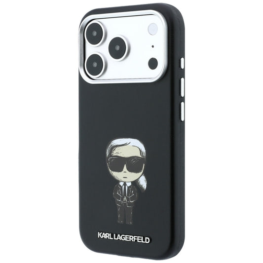 MagSafe puzdro pre Apple iPhone 18 Pro Max / 17 Pro Max, Karl Lagerfeld, Ikonik Sketch, Čierna