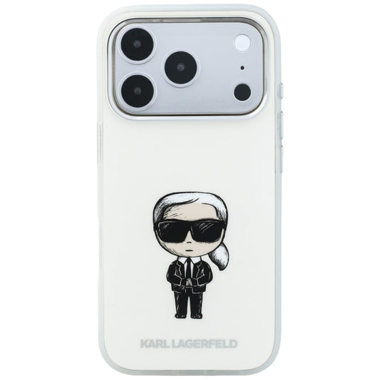 MagSafe puzdro pre Apple iPhone 18 Pro Max / 17 Pro Max, Karl Lagerfeld, IML Ikonik Sketch Print, Béžová