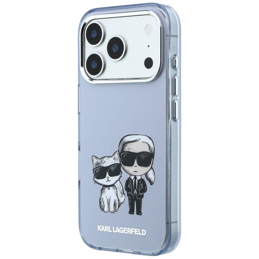 MagSafe puzdro pre Apple iPhone 18 Pro Max / 17 Pro Max, Karl Lagerfeld, IML KC Bodies Sketch Print, Modrá