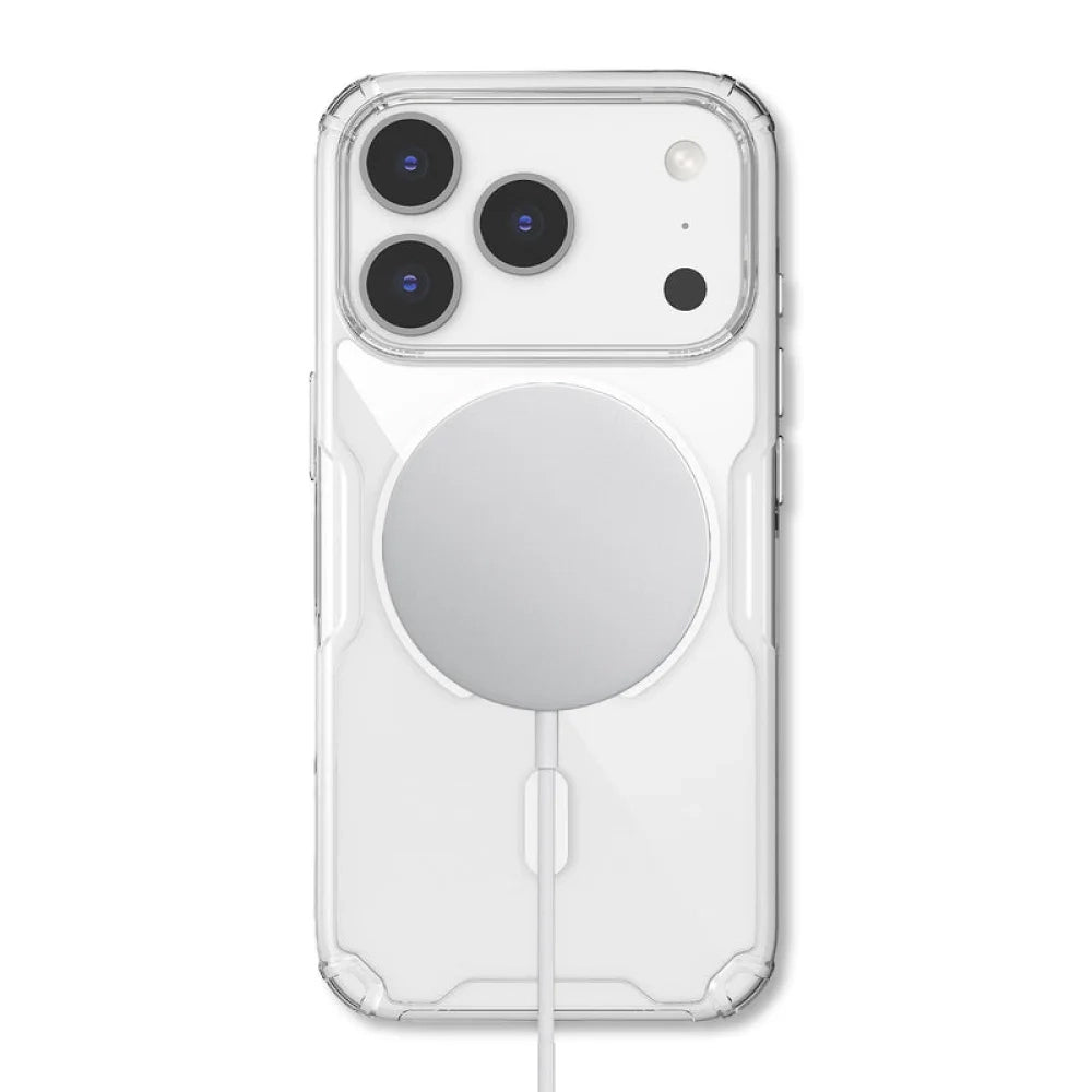 MagSafe puzdro pre Apple iPhone 18 Pro Max / 17 Pro Max, Nillkin, Nature Pro, Biele