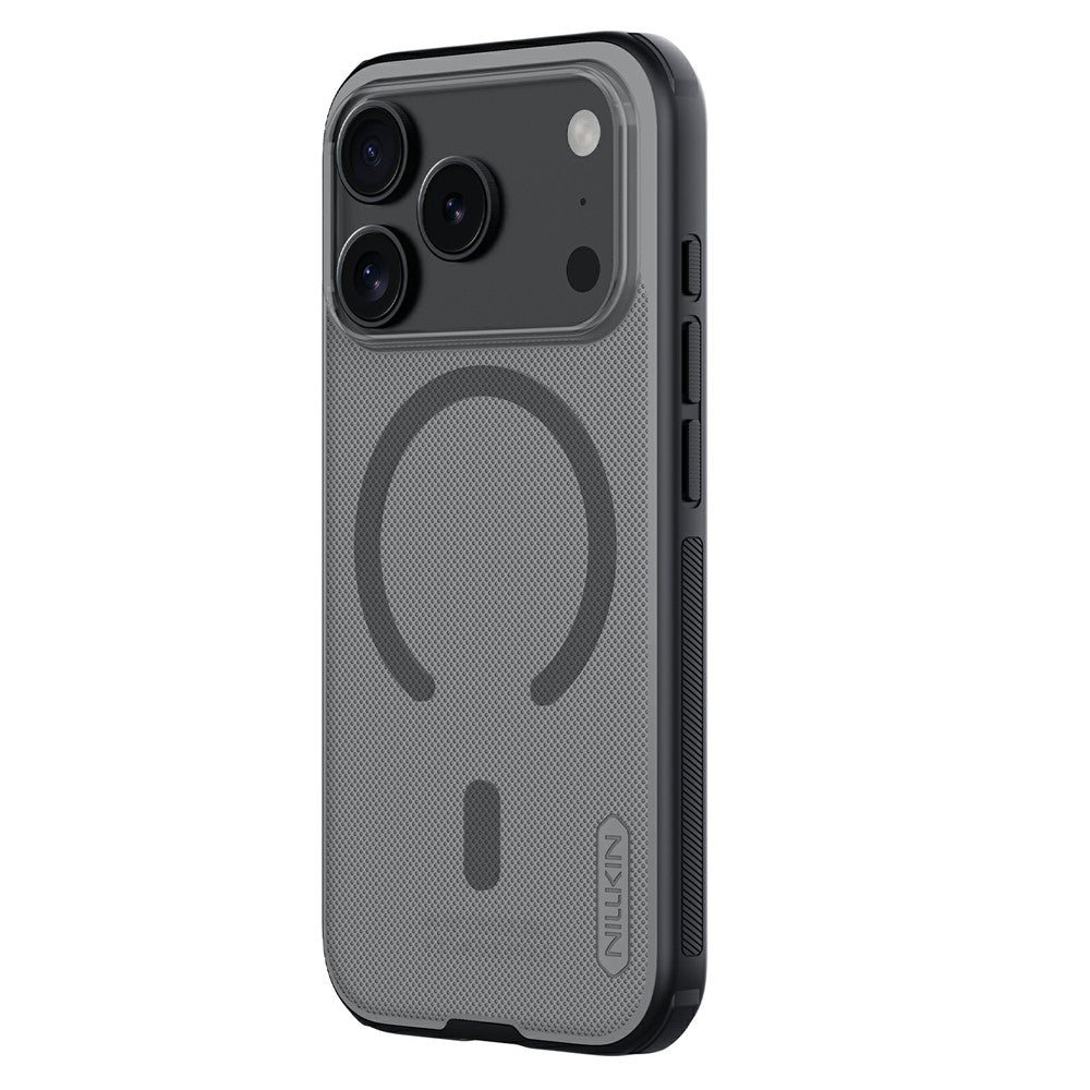MagSafe puzdro pre Apple iPhone 18 Pro Max / 17 Pro Max, Nillkin, Super Shield Pro, Čierne Priehľadné Matné