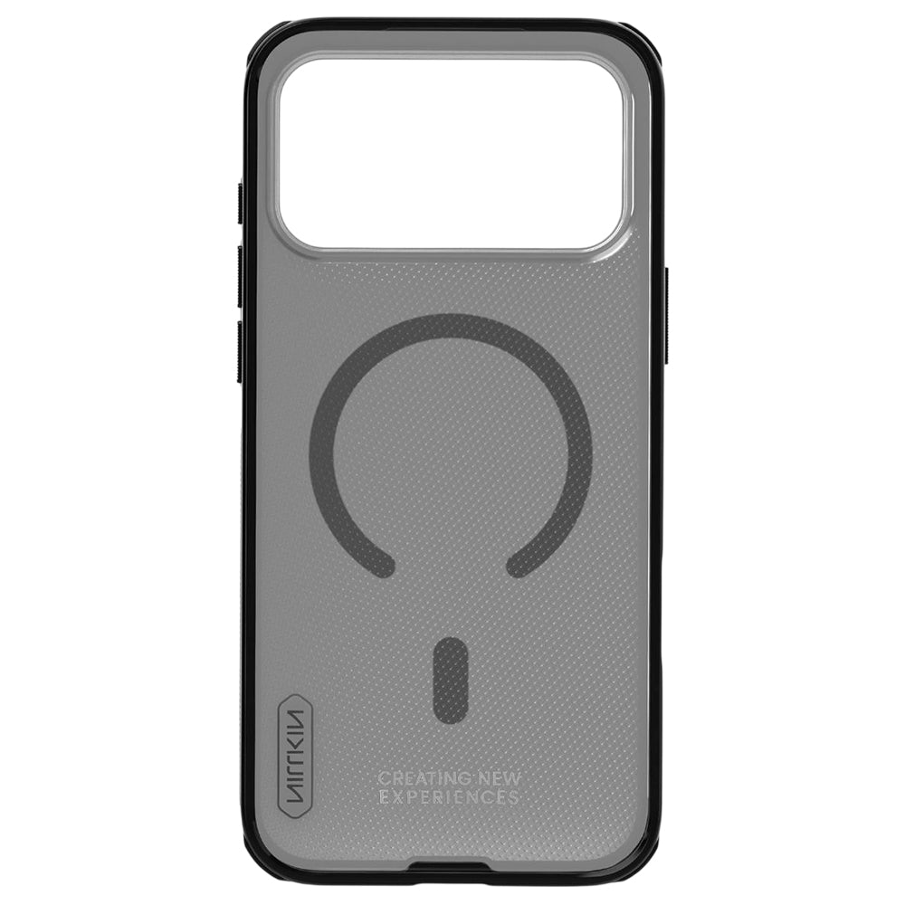 MagSafe puzdro pre Apple iPhone 18 Pro Max / 17 Pro Max, Nillkin, Super Shield Pro, Čierne Priehľadné Matné