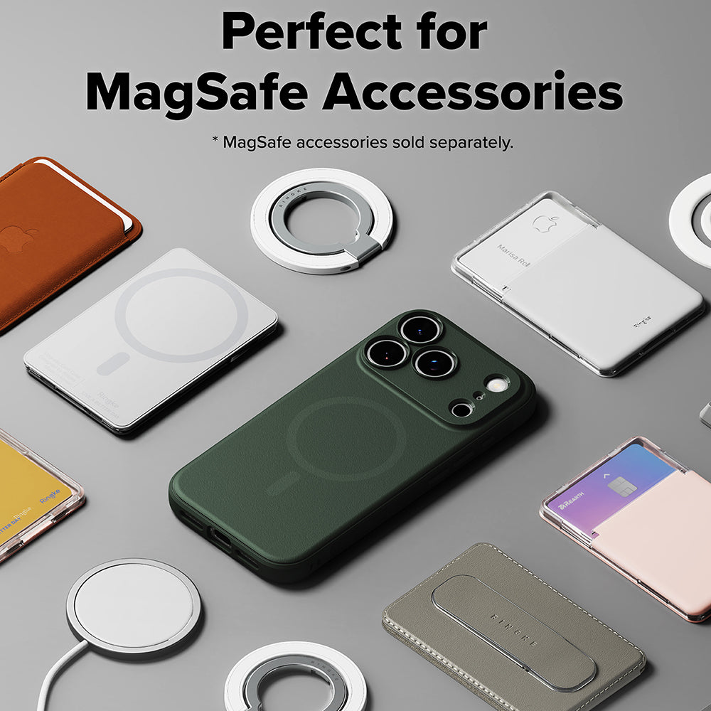 MagSafe puzdro pre Apple iPhone 18 Pro Max / 17 Pro Max, Ringke, Onyx, Tmavozelené