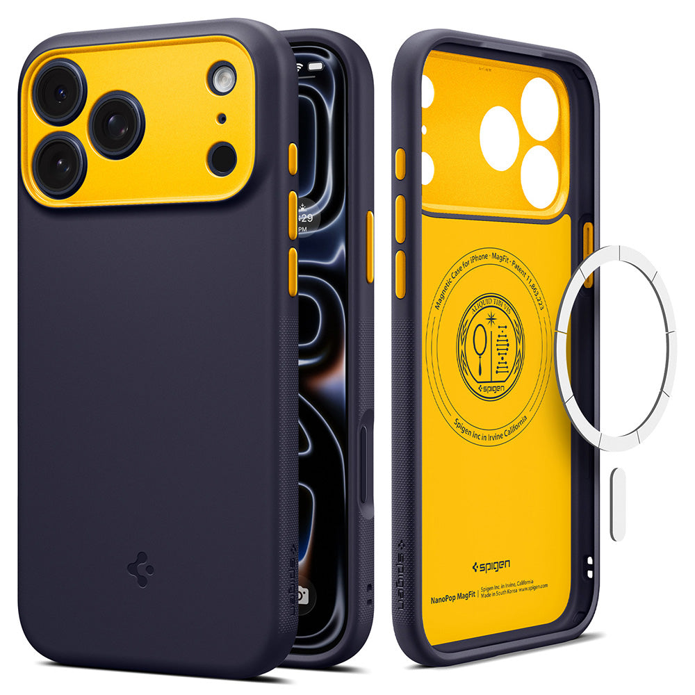 MagSafe puzdro pre Apple iPhone 18 Pro Max / 17 Pro Max, Spigen, Caseology Nano Pop, Fialová ACS12140
