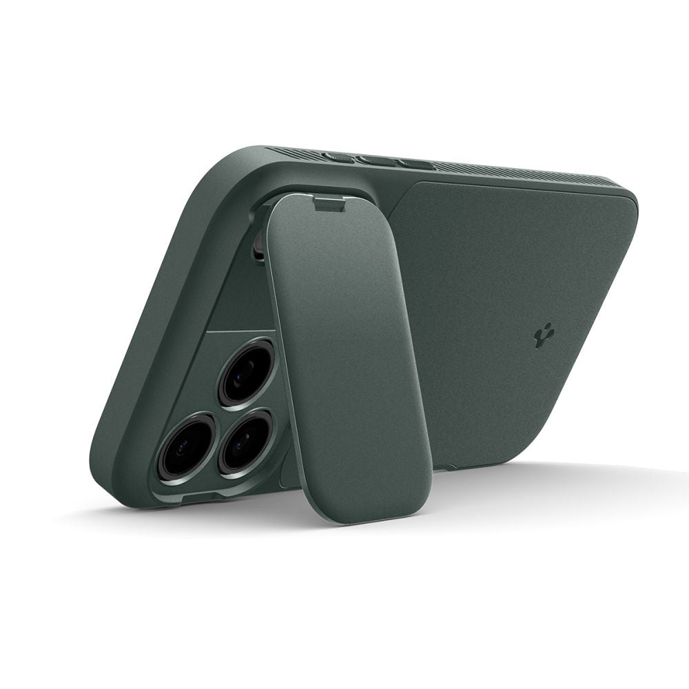 MagSafe puzdro pre Apple iPhone 18 Pro Max / 17 Pro Max, Spigen, Optik Armor, Zelené ACS09901
