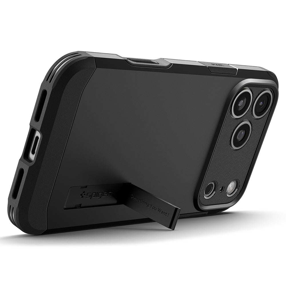 MagSafe puzdro pre Apple iPhone 18 Pro Max / 17 Pro Max, Spigen, Tough Armor T, čierne ACS12136