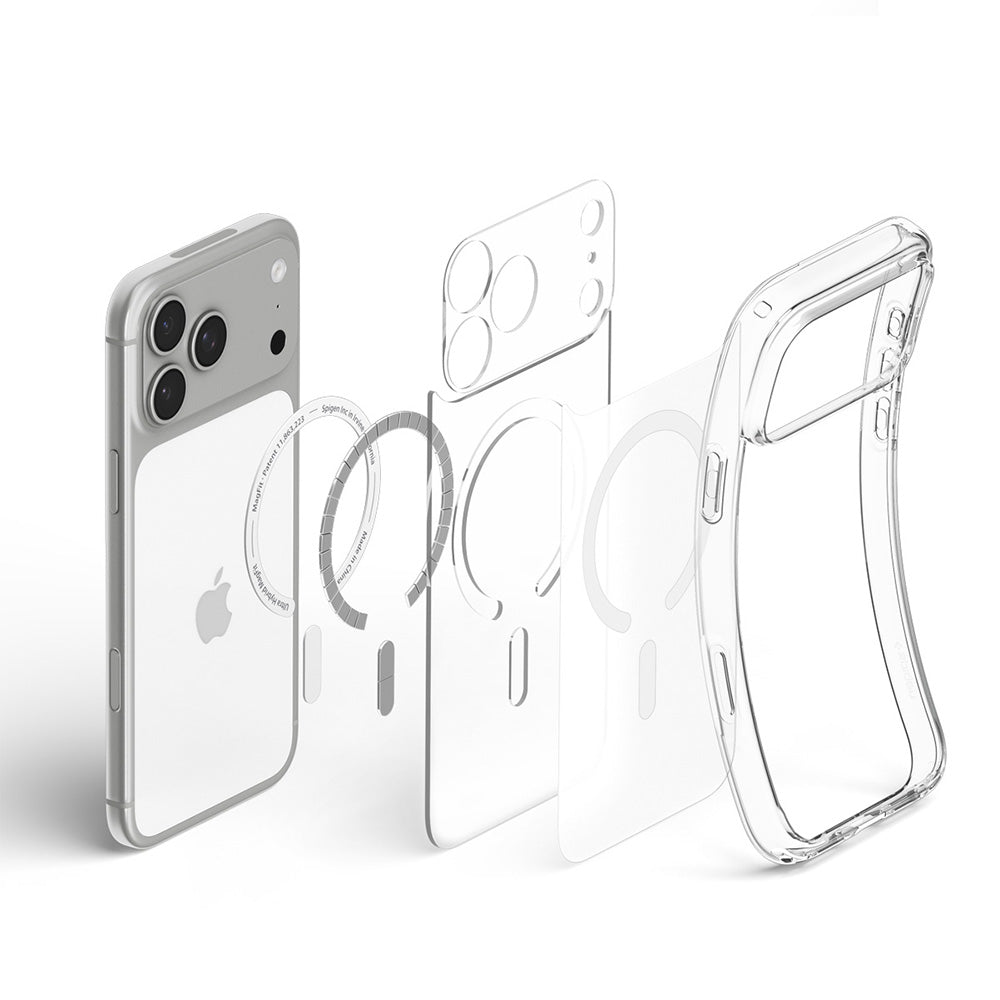 MagSafe puzdro pre Apple iPhone 18 Pro Max / 17 Pro Max, Spigen, Ultra Hybrid, Matná biela ACS12124