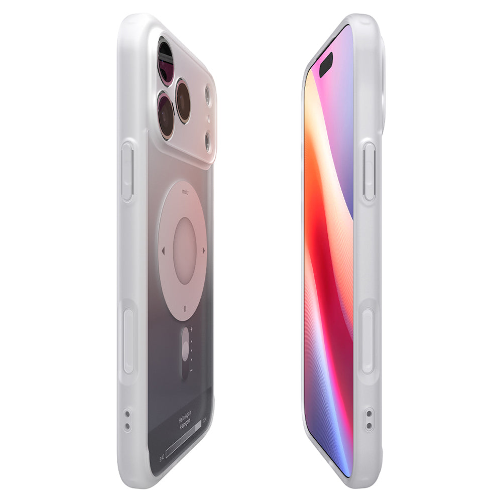 MagSafe puzdro pre Apple iPhone 18 Pro Max / 17 Pro Max, Spigen, Ultra Hybrid Classic, Strieborné ACS12130