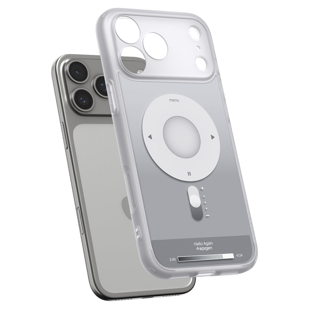 MagSafe puzdro pre Apple iPhone 18 Pro Max / 17 Pro Max, Spigen, Ultra Hybrid Classic, Strieborné ACS12130