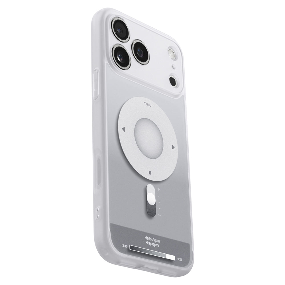MagSafe puzdro pre Apple iPhone 18 Pro Max / 17 Pro Max, Spigen, Ultra Hybrid Classic, Strieborné ACS12130