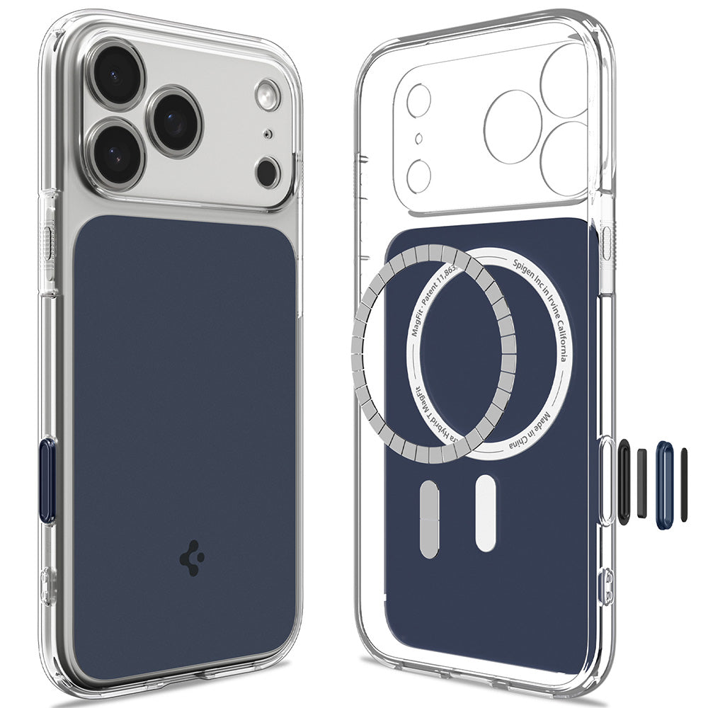 MagSafe puzdro pre Apple iPhone 18 Pro Max / 17 Pro Max, Spigen, Ultra Hybrid T, Matná modrá ACS12135