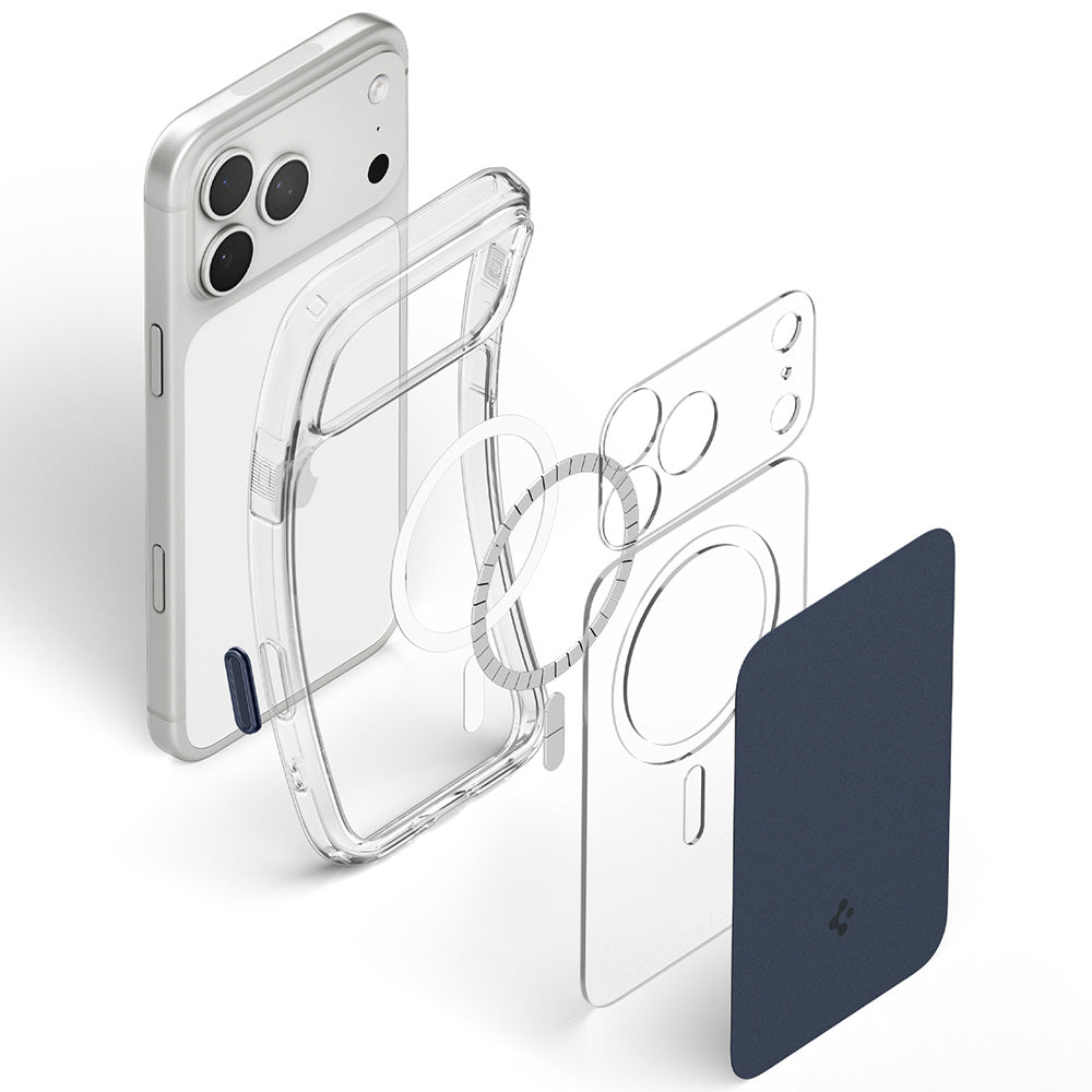 MagSafe puzdro pre Apple iPhone 18 Pro Max / 17 Pro Max, Spigen, Ultra Hybrid T, Matná modrá ACS12135