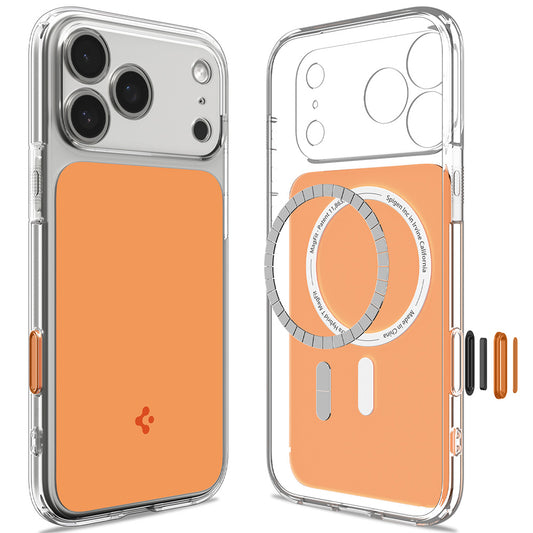 MagSafe puzdro pre Apple iPhone 18 Pro Max / 17 Pro Max, Spigen, Ultra Hybrid T, Oranžové ACS12133