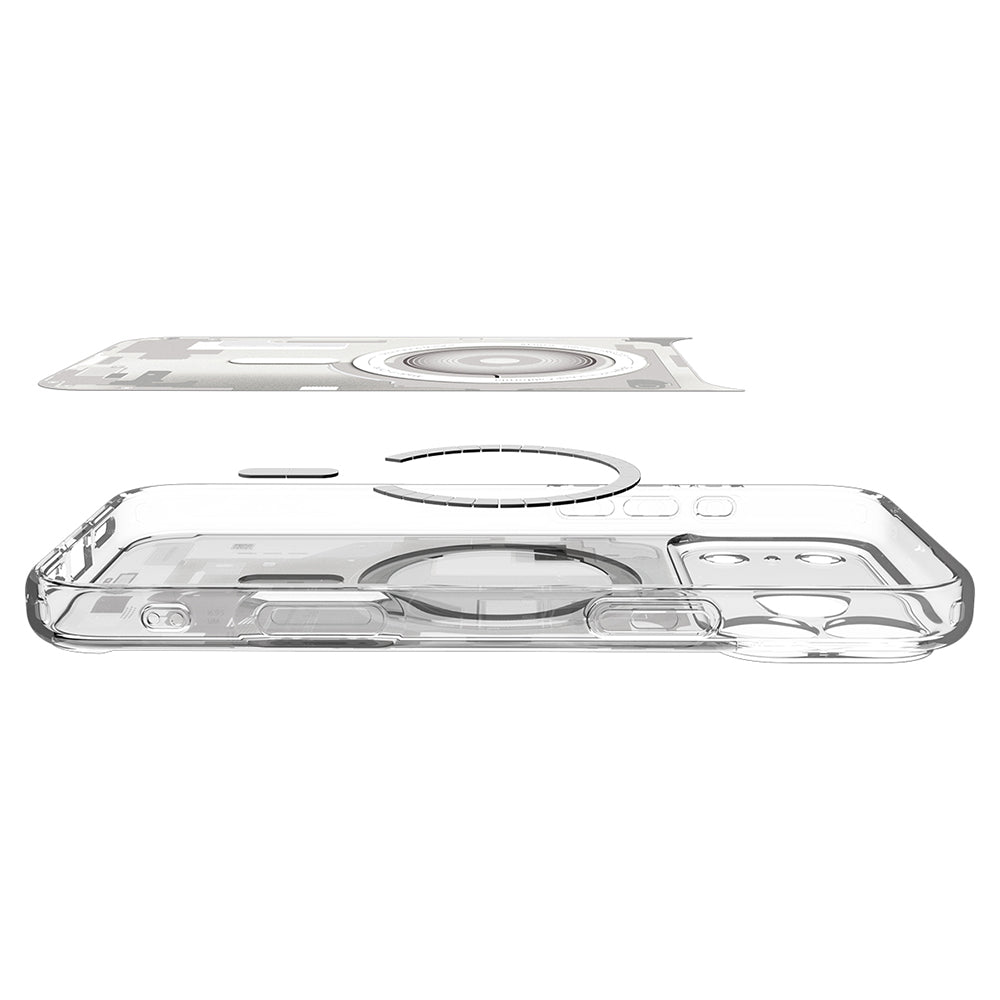 MagSafe puzdro pre Apple iPhone 18 Pro Max / 17 Pro Max, Spigen, Ultra Hybrid Zero One, Biele ACS12126