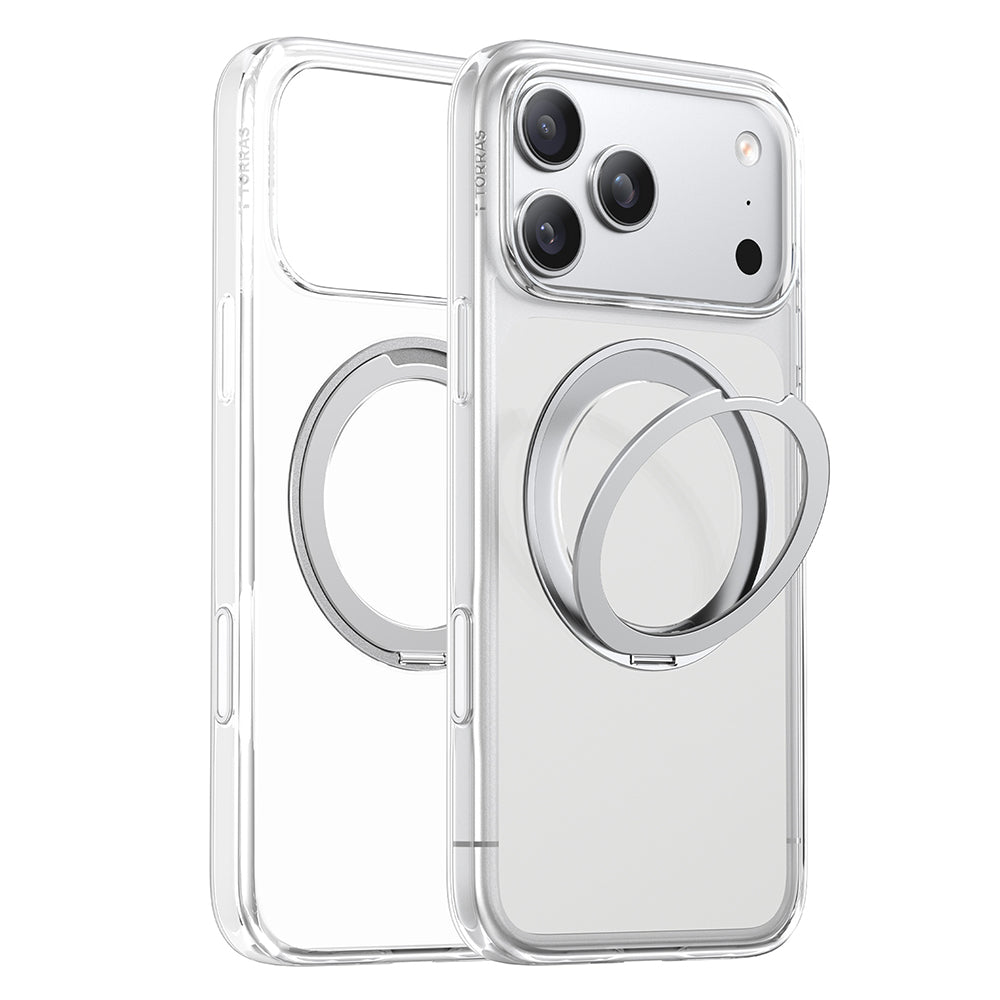 MagSafe puzdro pre Apple iPhone 18 Pro Max / 17 Pro Max, Torras, Ostand O1 Guardian, Priehľadné