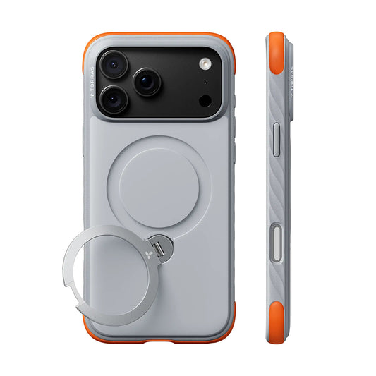 MagSafe puzdro pre Apple iPhone 18 Pro Max / 17 Pro Max, Torras, Ostand Q3 Rugged, Biele