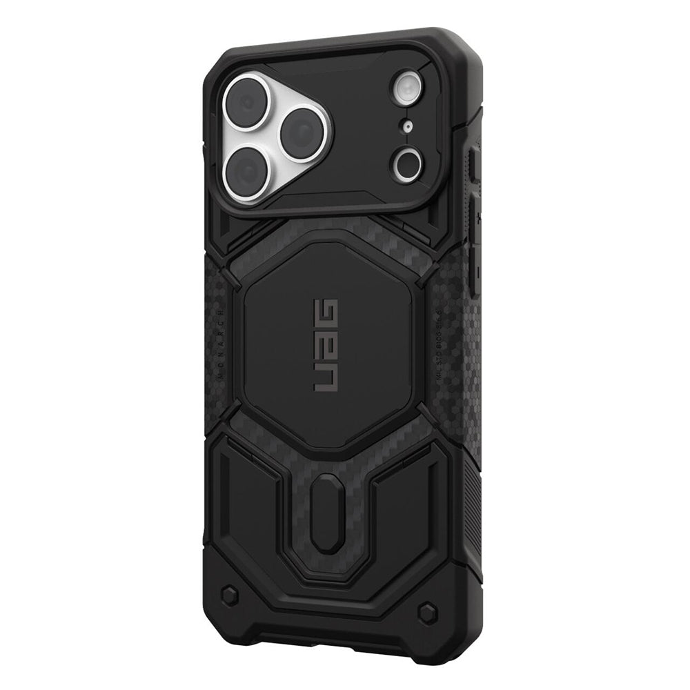 MagSafe puzdro pre Apple iPhone 18 Pro Max / 17 Pro Max, Urban Armor Gear, Monarch Pro Carbon, čierne