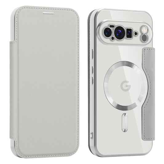 MagSafe puzdro pre Google Pixel 10 Pro XL, Techsuit, SmartMag Book, Sivá