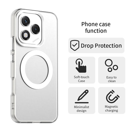 MagSafe puzdro pre Honor 400 Lite, Techsuit, CandyCase, Biele