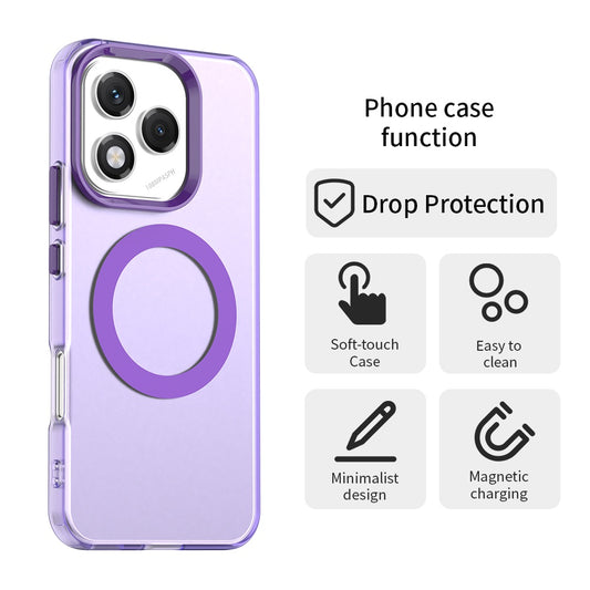 MagSafe puzdro pre Honor 400 Lite, Techsuit, CandyCase, fialové