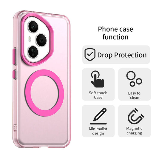 MagSafe puzdro pre Honor 400 Pro, Techsuit, CandyCase, Ružové