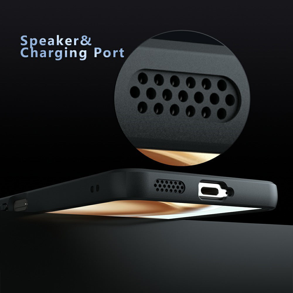 Puzdro MagSafe pre Honor 400 Smart 4G / X7d 4G / 400 Smart 5G, Techsuit, PureFrost, Saténová čierna