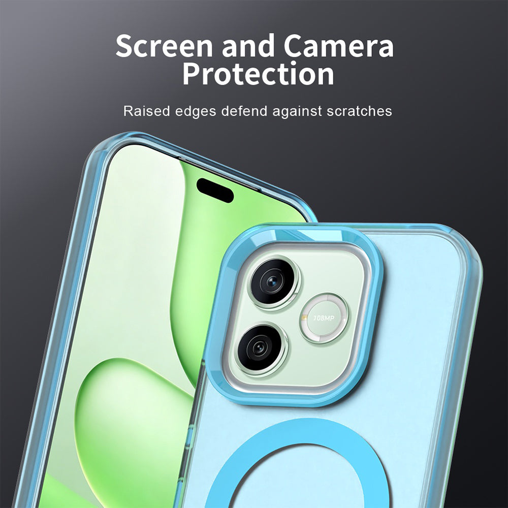 MagSafe puzdro pre Honor 600 Lite, Techsuit, CandyCase, modré