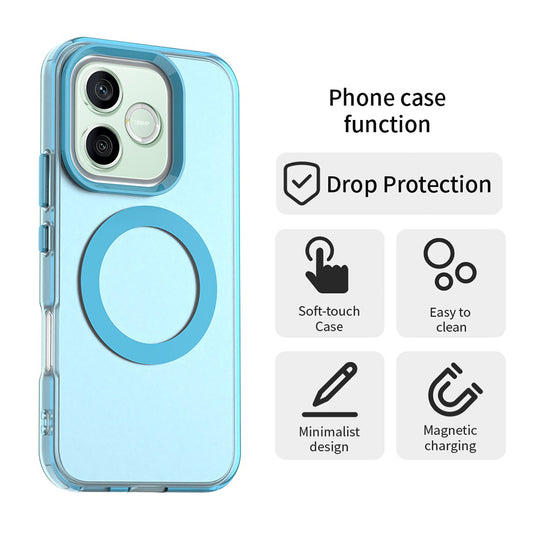 MagSafe puzdro pre Honor 600 Pro / 600, Techsuit, CandyCase, modré