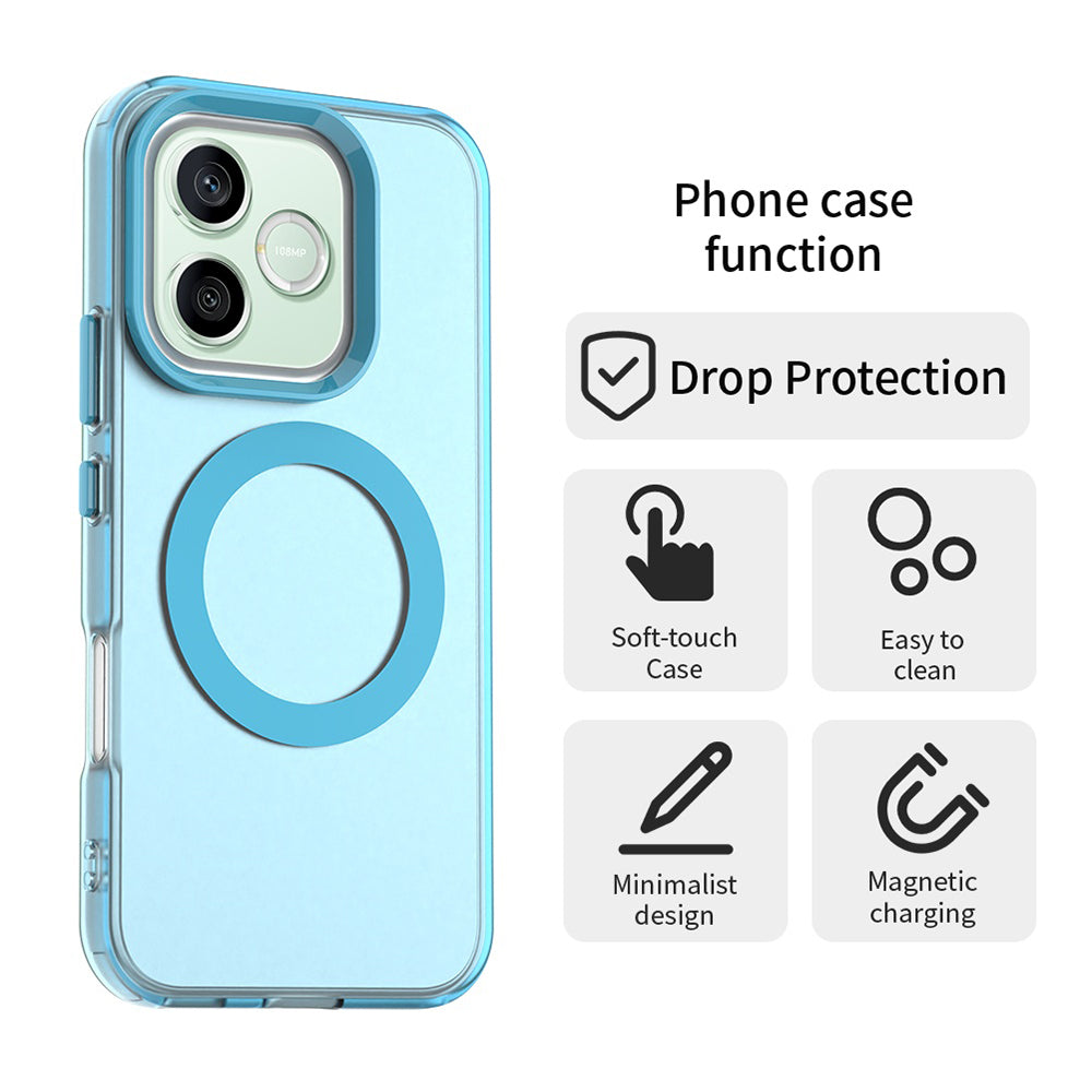 MagSafe puzdro pre Honor 600 Pro / 600, Techsuit, CandyCase, modré