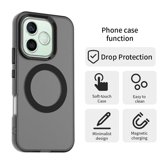 MagSafe puzdro pre Honor 600 Pro / 600, Techsuit, CandyCase, čierne