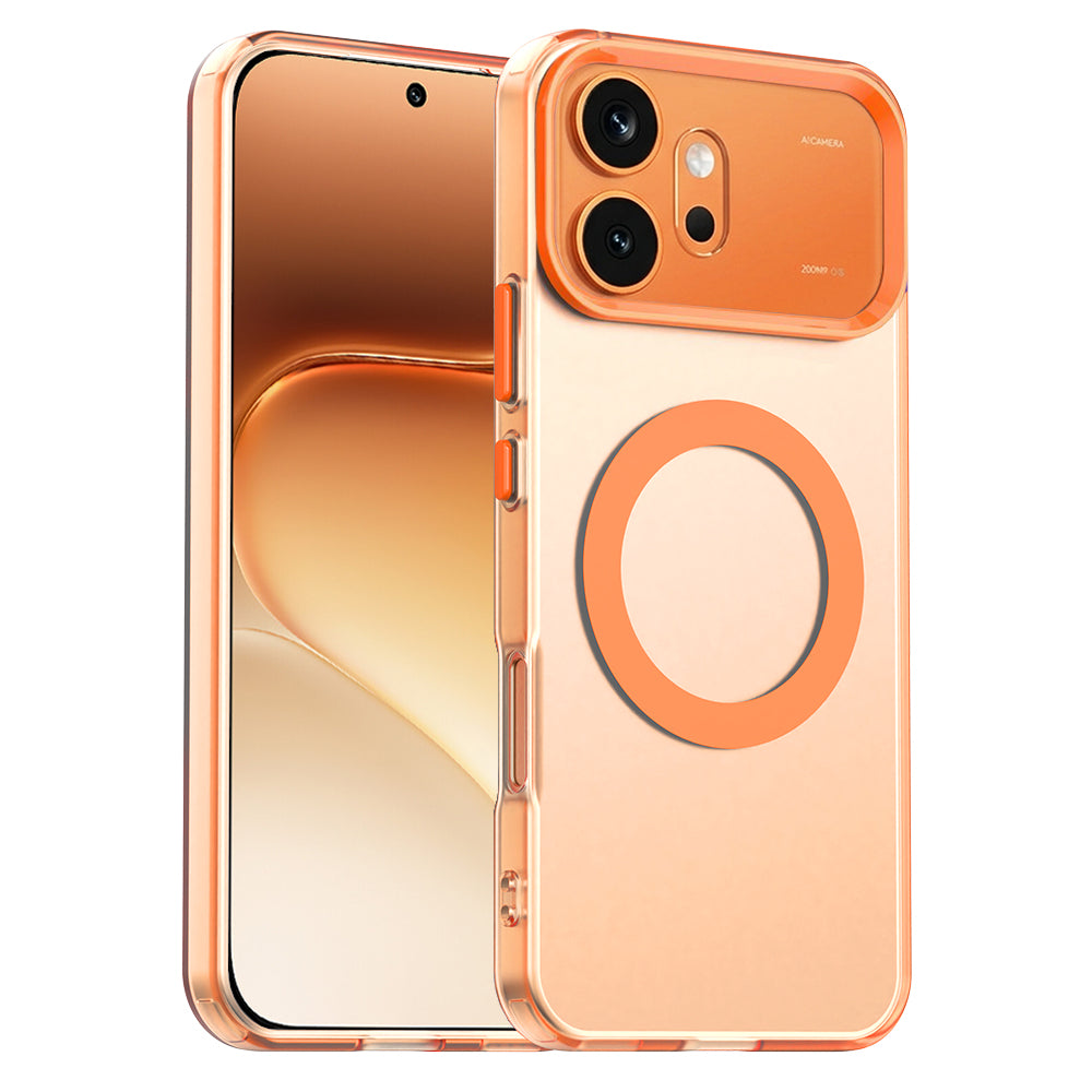 MagSafe puzdro pre Honor 600 Pro / 600, Techsuit, CandyCase, Oranžové