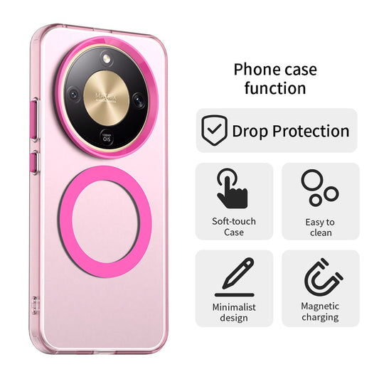 Puzdro MagSafe pre Honor Magic8 Lite, Techsuit, CandyCase, Ružové