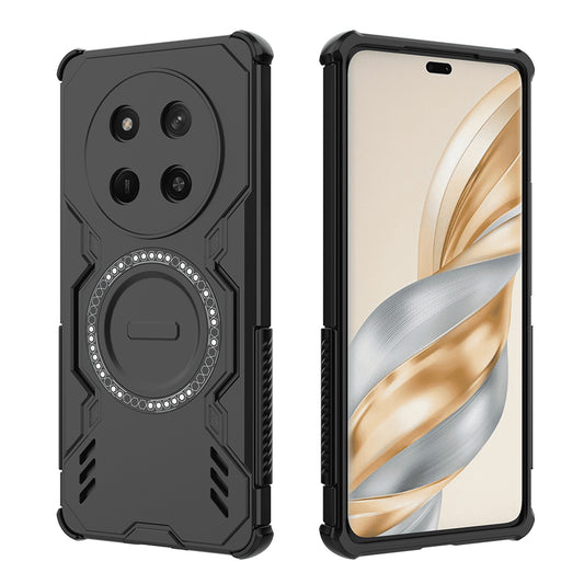 MagSafe puzdro pre Honor X9c / Magic7 Lite, Techsuit, ArmorMag, čierne