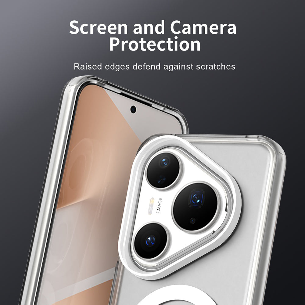 MagSafe puzdro pre Huawei Pura 80 Pro, Techsuit, CandyCase, Biele