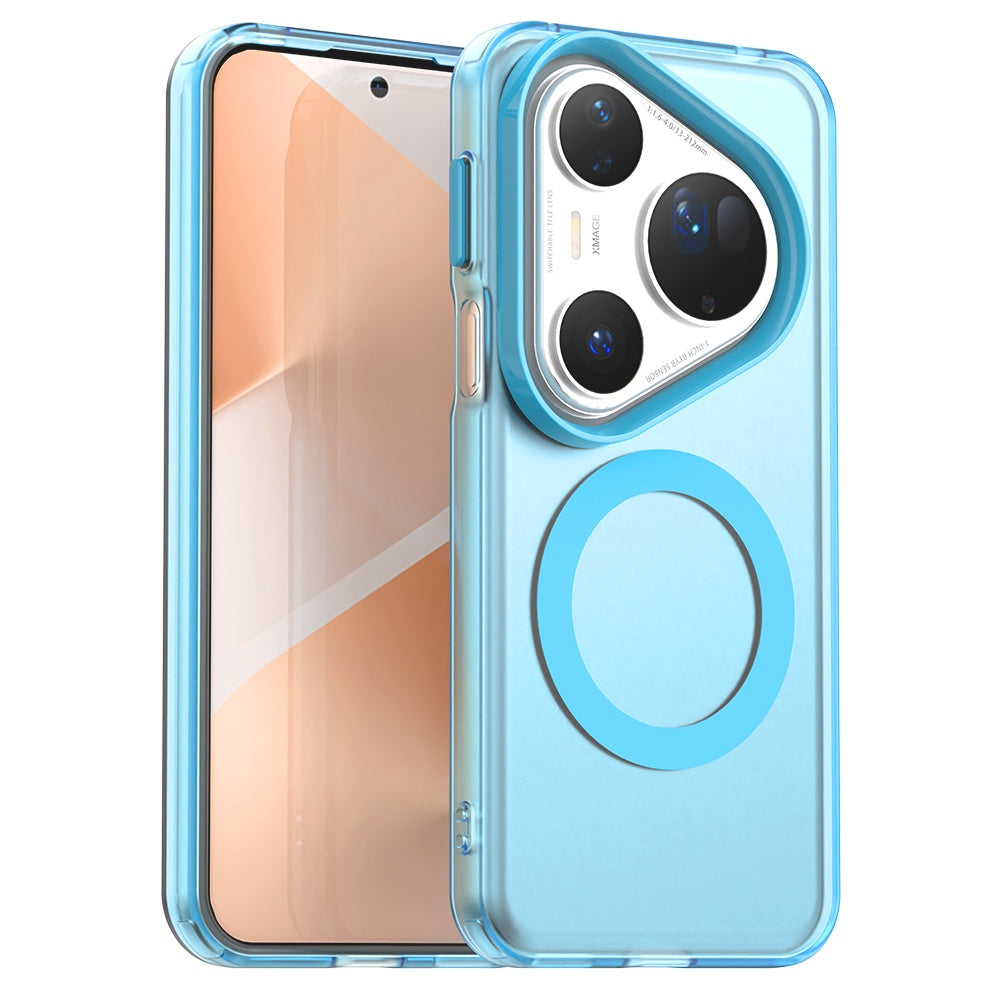 MagSafe puzdro pre Huawei Pura 80 Ultra, Techsuit, CandyCase, modré
