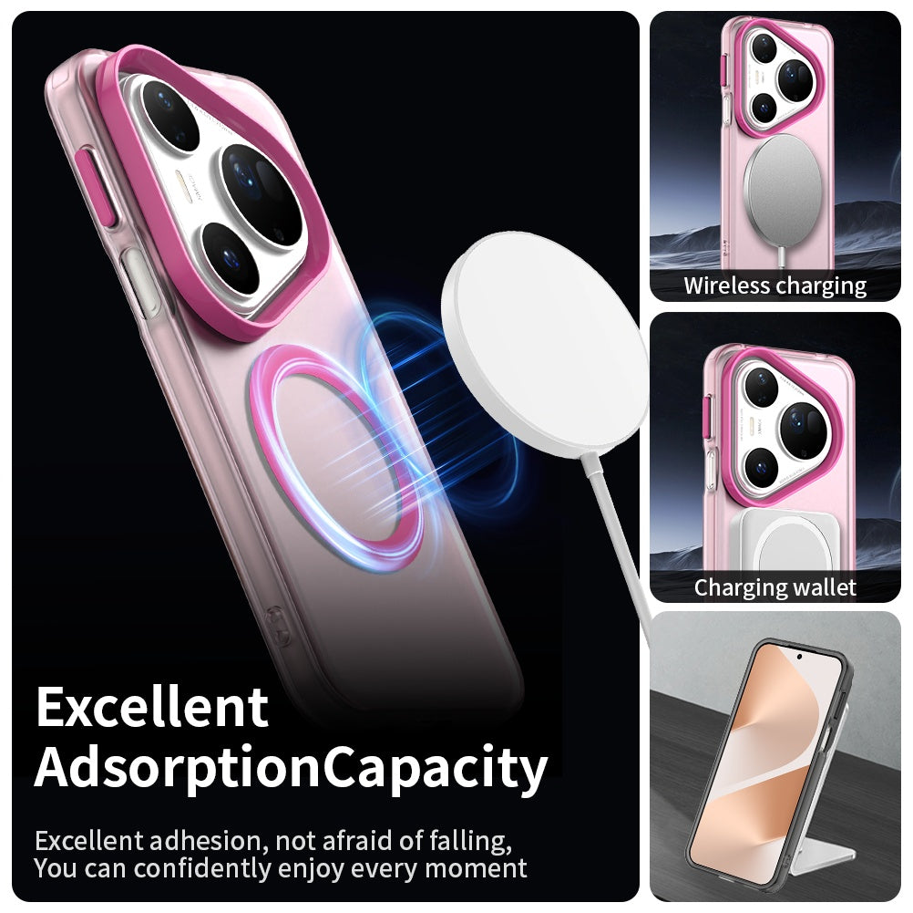 MagSafe puzdro pre Huawei Pura 80 Ultra, Techsuit, CandyCase, Ružové