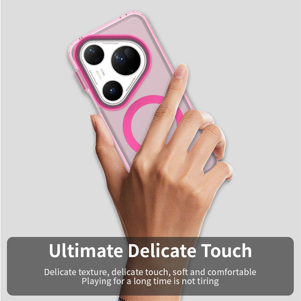 MagSafe puzdro pre Huawei Pura 80 Ultra, Techsuit, CandyCase, Ružové