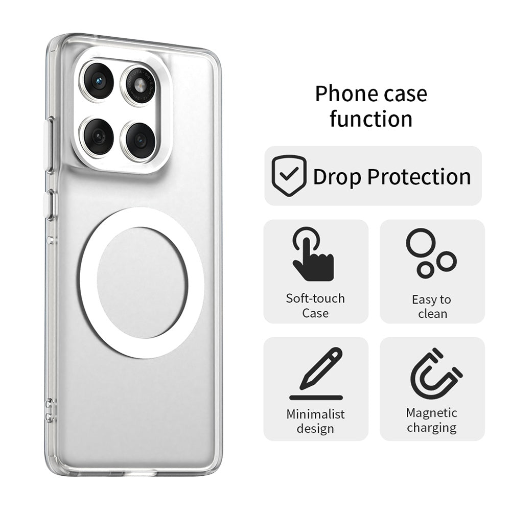 MagSafe puzdro pre Motorola Edge 60 Fusion / Edge 60, Techsuit, CandyCase, Biele