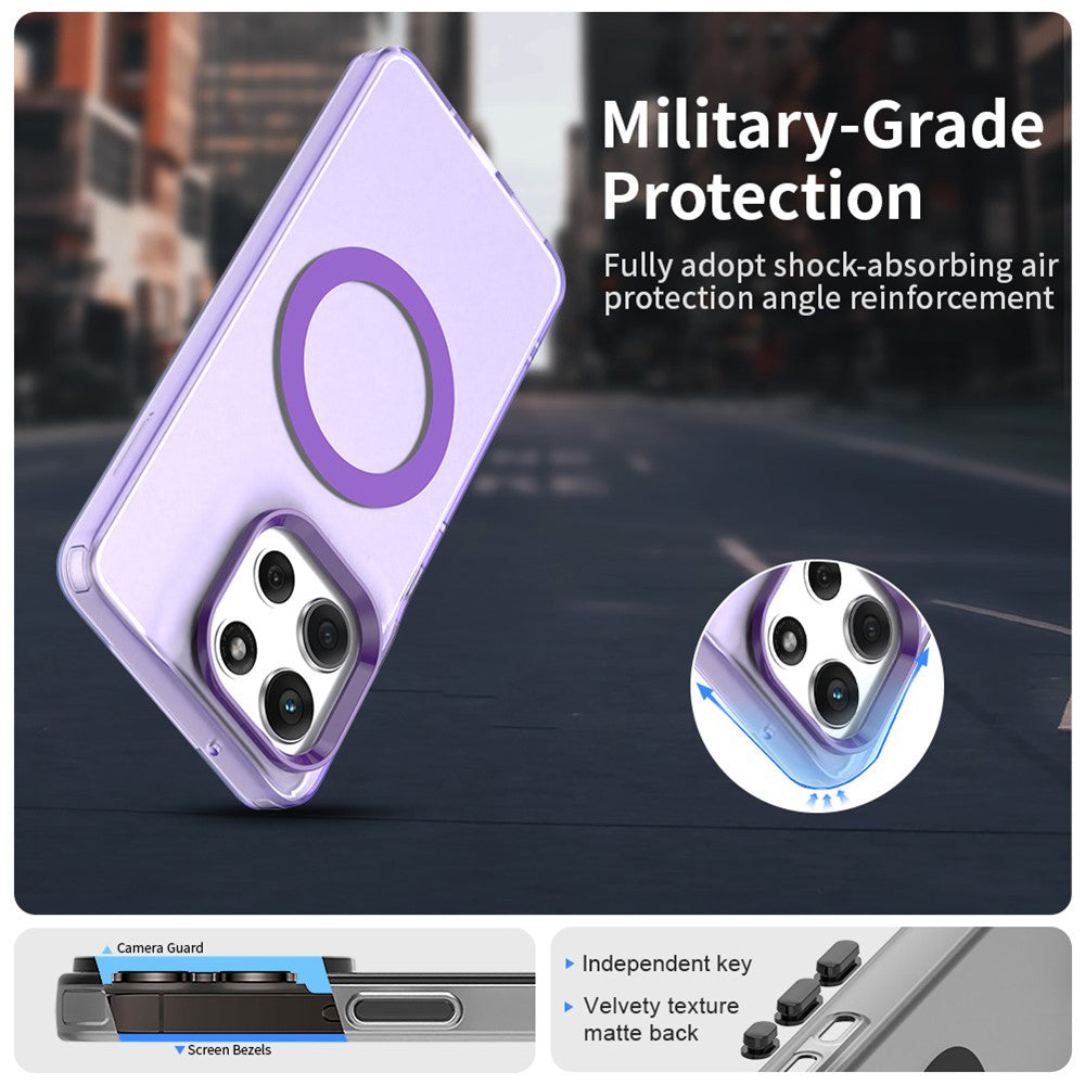 Puzdro MagSafe pre Motorola Moto G86, Techsuit, CandyCase, Fialové