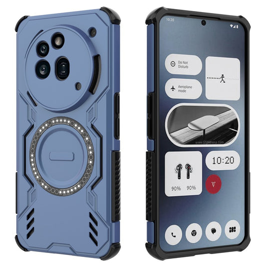 MagSafe puzdro pre Nothing Phone (3a) Pro, Techsuit, ArmorMag, modré