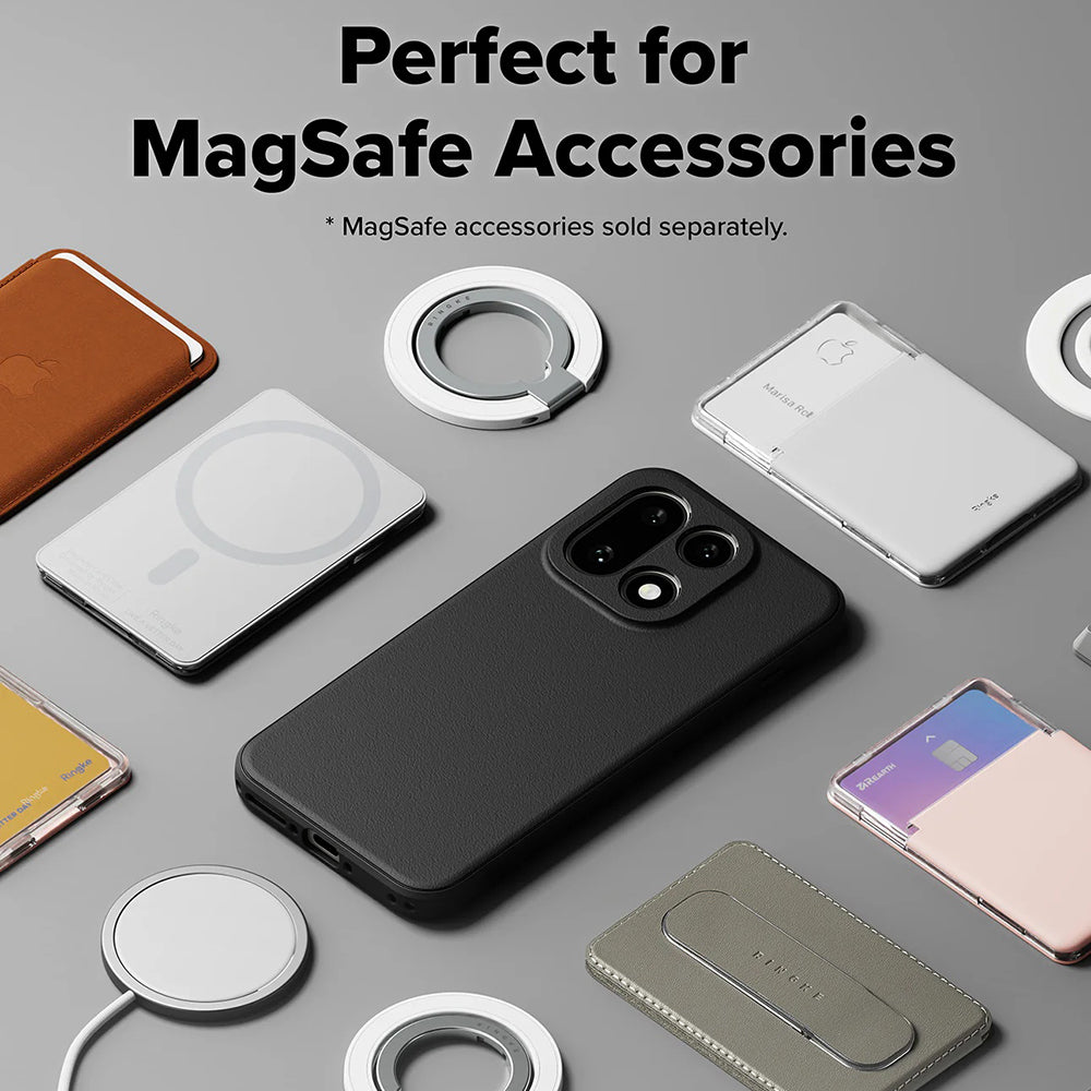 Puzdro MagSafe pre OnePlus 15, Ringke, Onyx, Čierne