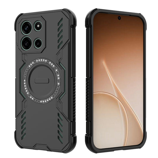 MagSafe puzdro pre OnePlus Nord 6, Techsuit, ArmorMag, Čierna