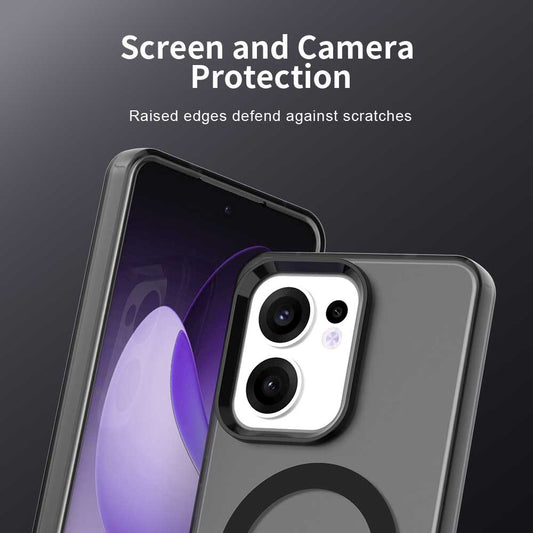 MagSafe puzdro pre Oppo Reno13 FS 5G / Reno13 F 4G / Reno13 F, Techsuit, CandyCase, Čierna