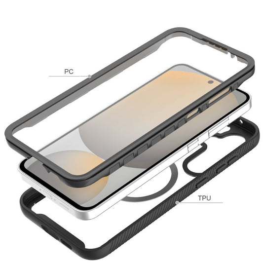 Puzdro MagSafe pre Samsung Galaxy S24 FE S721, Tech-Protect, Defence360, čierne
